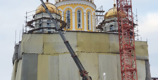 Изготовление куполов и крестов для Храма Святой Варвары
